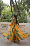 Lw 9263 Laheriya & Bandhej Print Navratri Special Gown Collections